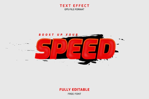 Projekt szablonu efektu prędkości tekstu
