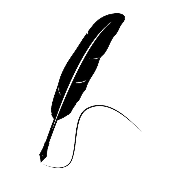Projekt Szablonu Ilustracji Logo Quill Pen