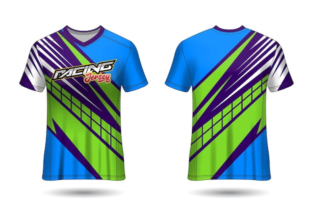 Projekt Szablonu Koszulki Sportowej Racing