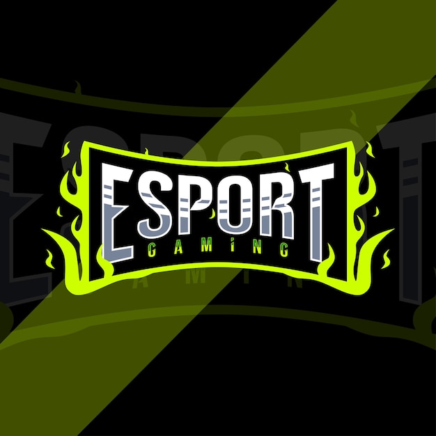 Projekt Szablonu Logo E-sportu Do Gier