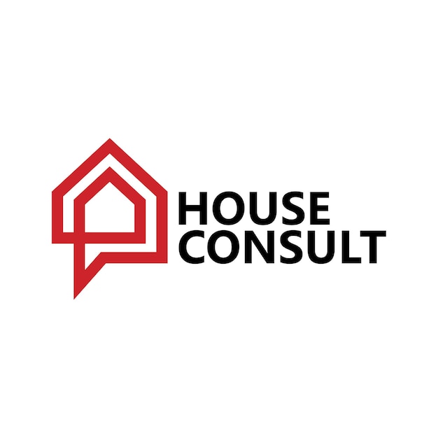 Projekt Szablonu Logo House Consult