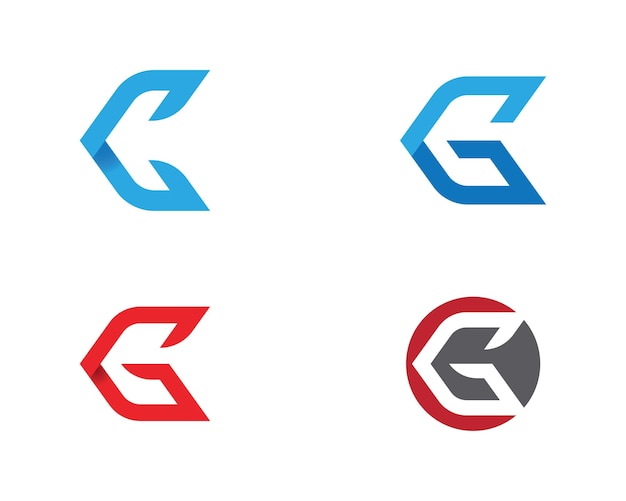 Projekt Szablonu Logo Litery G