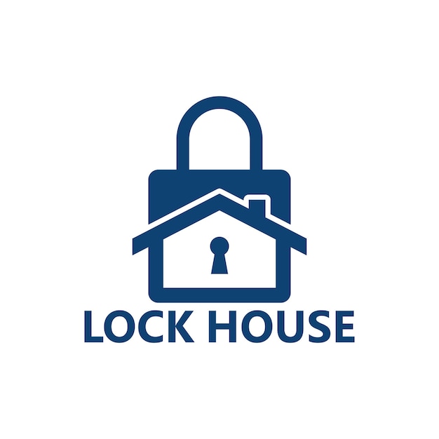 Projekt Szablonu Logo Lock House