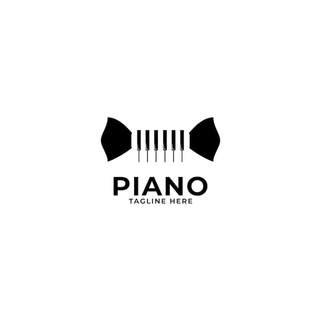 Projekt Szablonu Logo Muzyki Fortepianowej