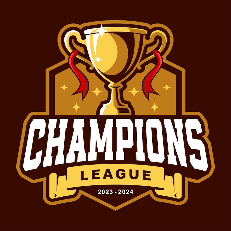 Wektor projekt szablonu logo trofeum mistrzowskiego