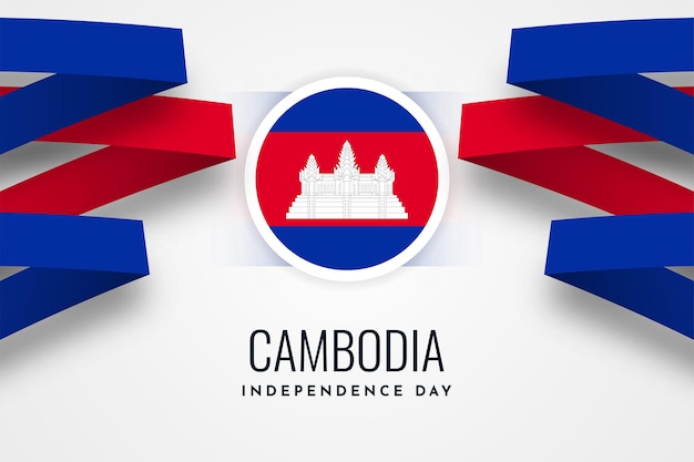 Projekt Szablonu Obchodów Dnia Niepodległości W Kambodży