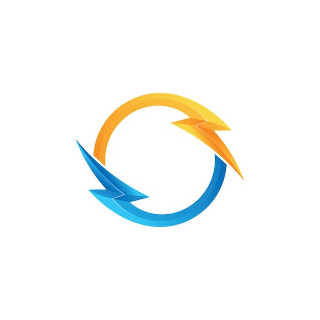 Projekt Szablonu Podwójnego Logo Elektrycznego