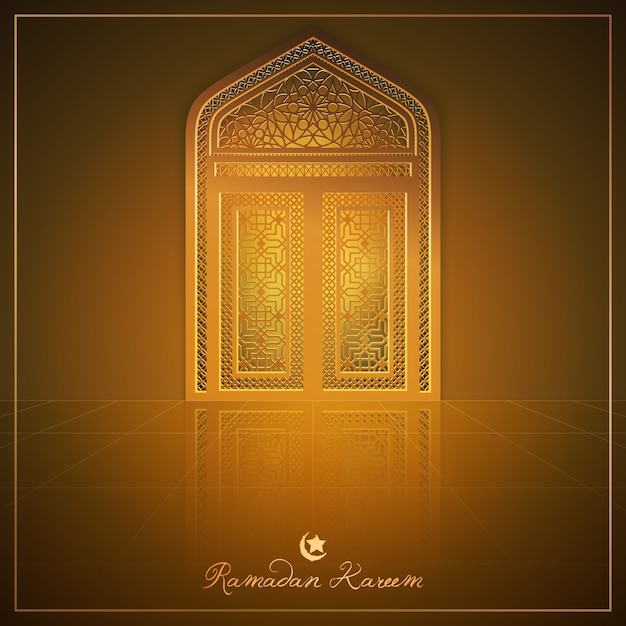 Projekt Tła Transparentu Ramadan Kareem
