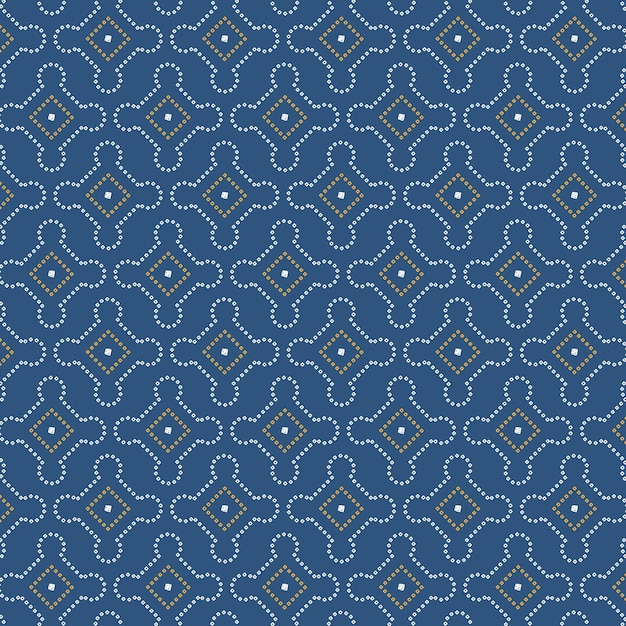 Projekt tła z wzorem Royal Blue Bandhani