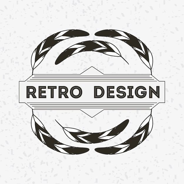 projekt w stylu retro