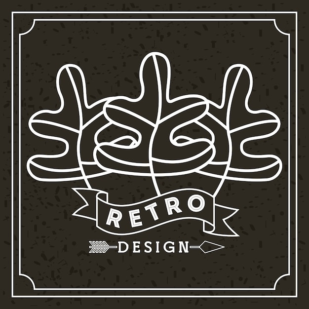projekt w stylu retro