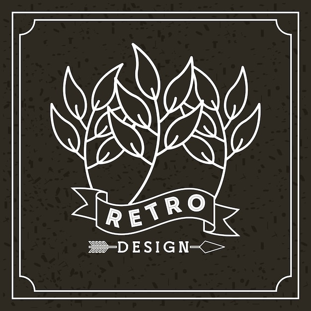 projekt w stylu retro
