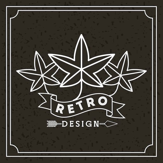 projekt w stylu retro