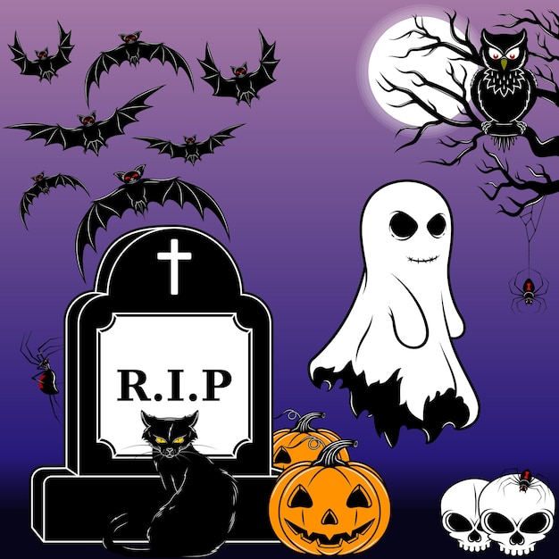 Projekt wektor dzień Halloween