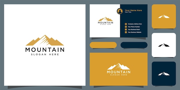 Projekt Wektor Logo Góry