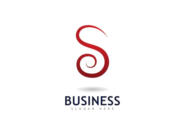 Projekt Wektor Logo Tożsamości Firmy S List