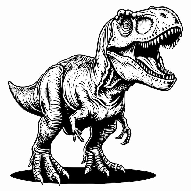 Projekt Wektora Dinozaura