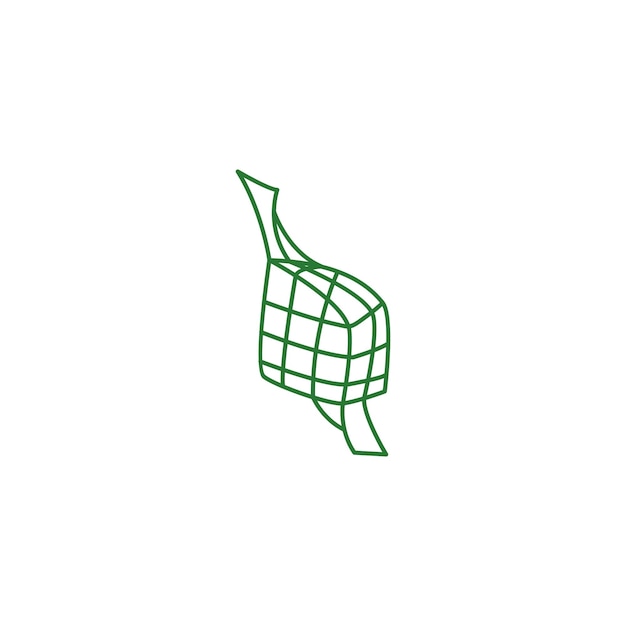 Projekt Wektora Logo Ketupat