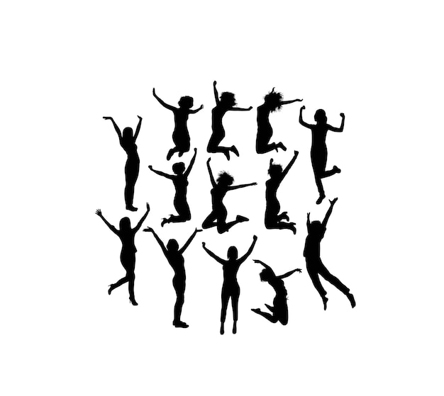 Projekt wektora sztuki sylwetki tancerza hip-hopowego