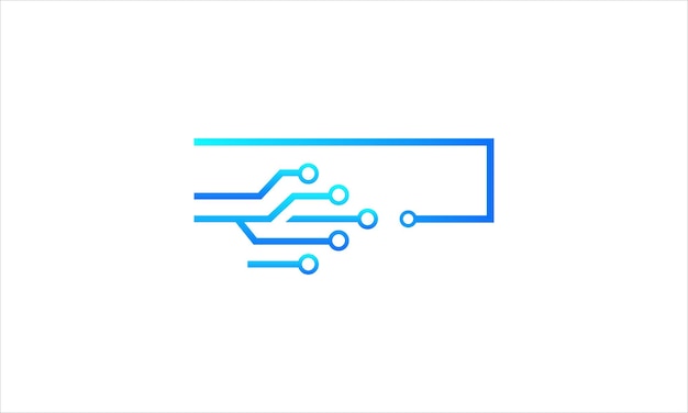 Projekt wektorowej ikony szablonu logo technologii