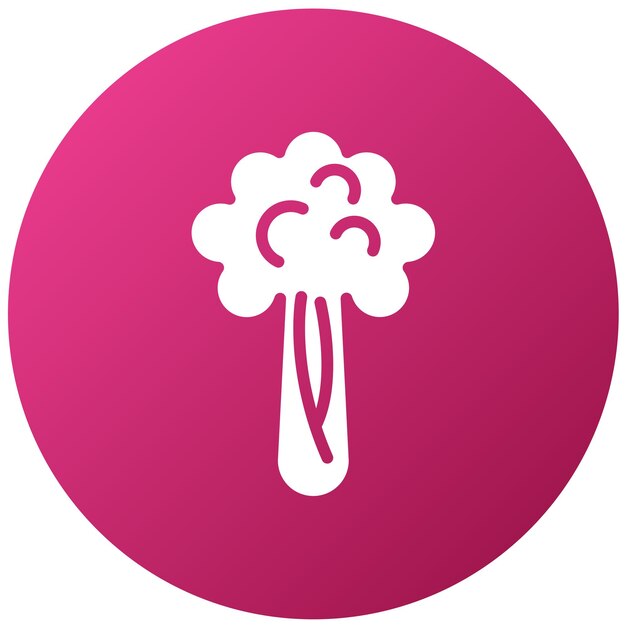 Projekt wektorowy Celery Celestial Icon Style