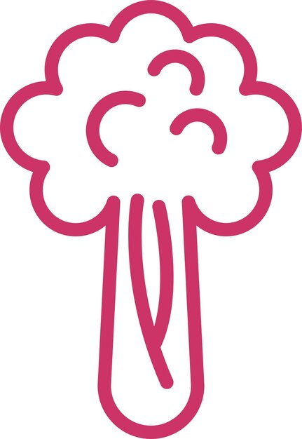 Projekt wektorowy Celery Celestial Icon Style