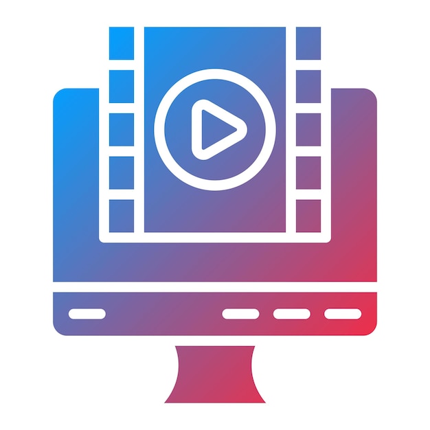 Projekt wektorowy ChapterEpisode Icon Style