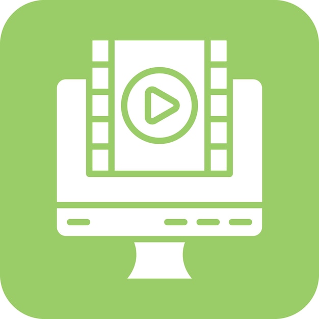 Projekt wektorowy ChapterEpisode Icon Style