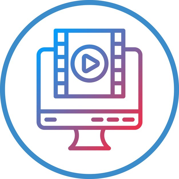 Projekt wektorowy ChapterEpisode Icon Style