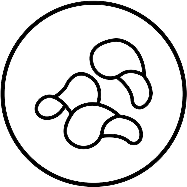 Projekt wektorowy Crispy Crunch Icon Style
