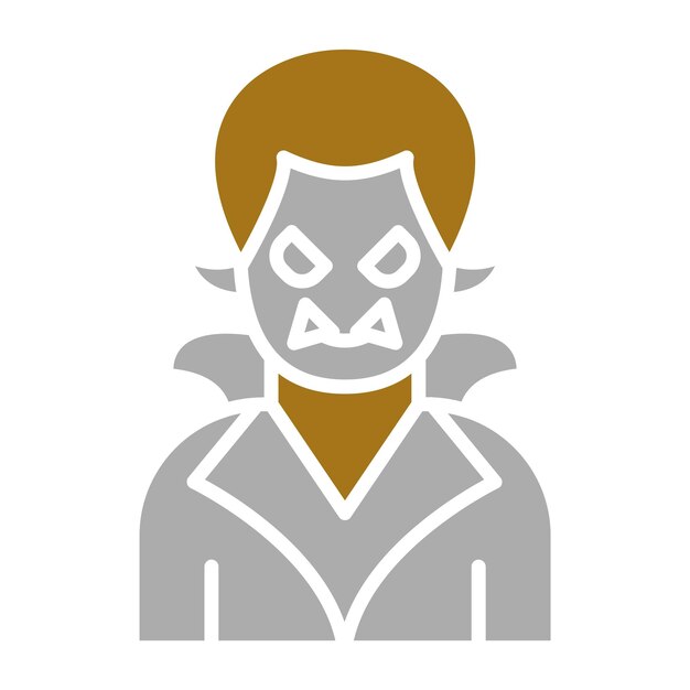 Projekt wektorowy Dracula Icon Style