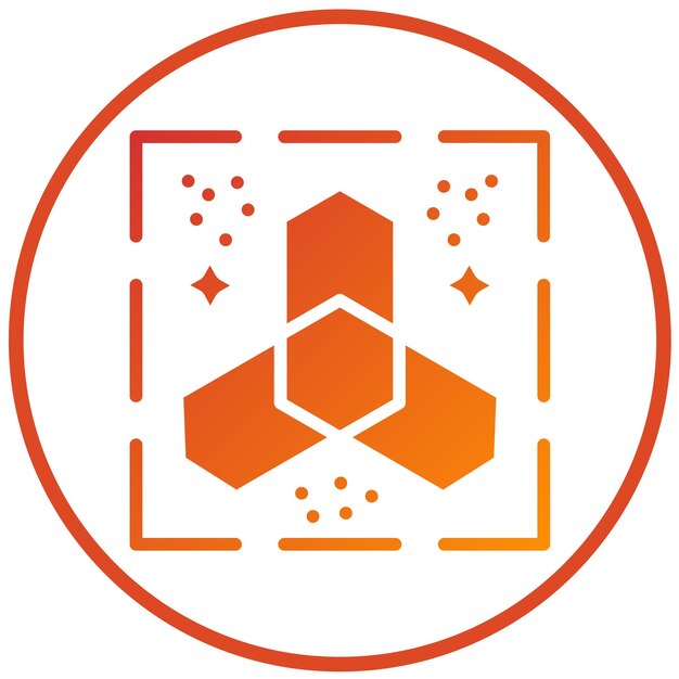 Projekt wektorowy Dynamiczny styl ikony Dynamo