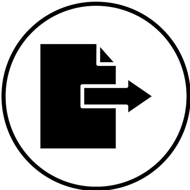 Projekt wektorowy Export Craft Icon Style