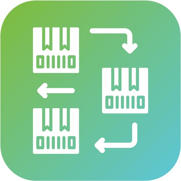 Projekt wektorowy Fifo Icon Style