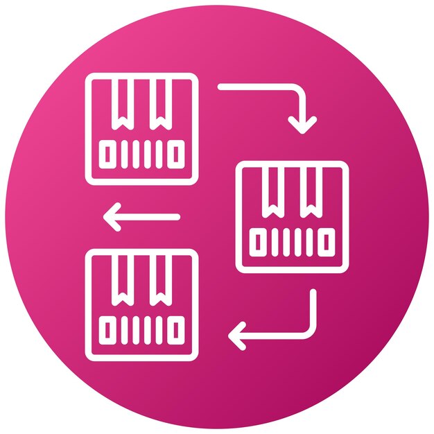 Projekt wektorowy Fifo Icon Style