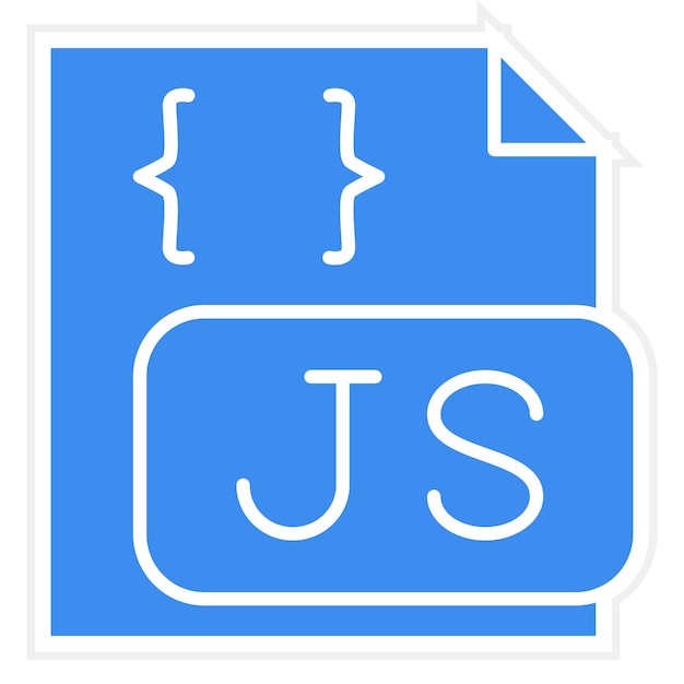 Plik wektorowy projekt wektorowy javascript file icon style