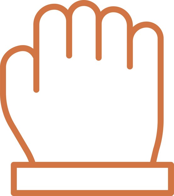 Projekt wektorowy kursor Grab Icon Style