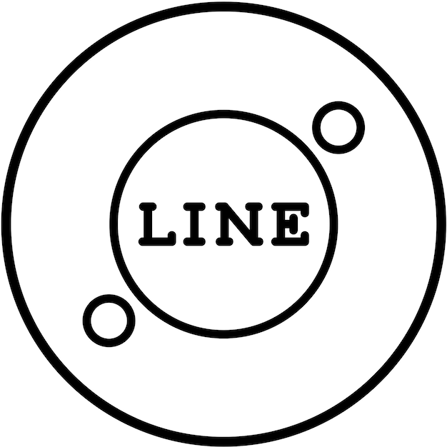 Projekt wektorowy LineIn Icon Style