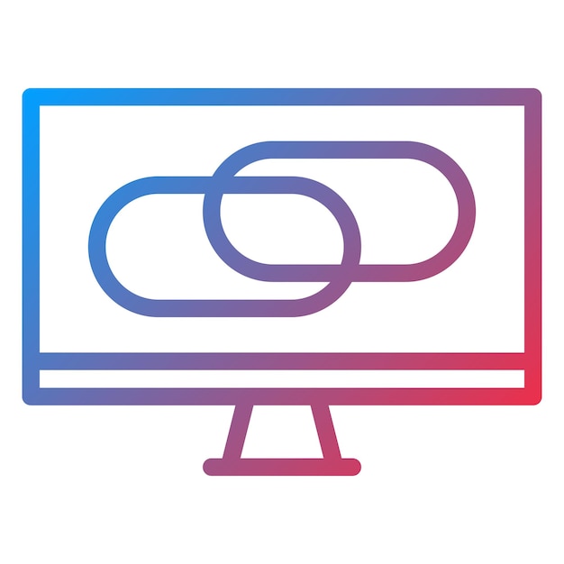 Projekt wektorowy Live Links Icon Style
