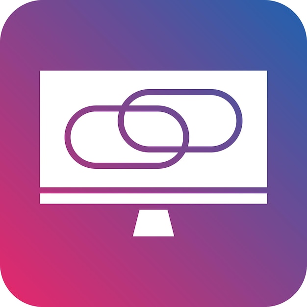 Projekt wektorowy Live Links Icon Style