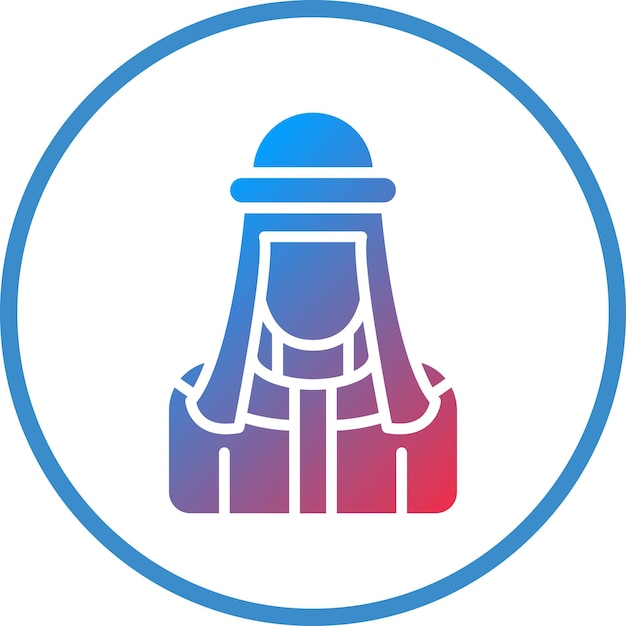 Projekt wektorowy Mężczyzna Beduin Icon Style