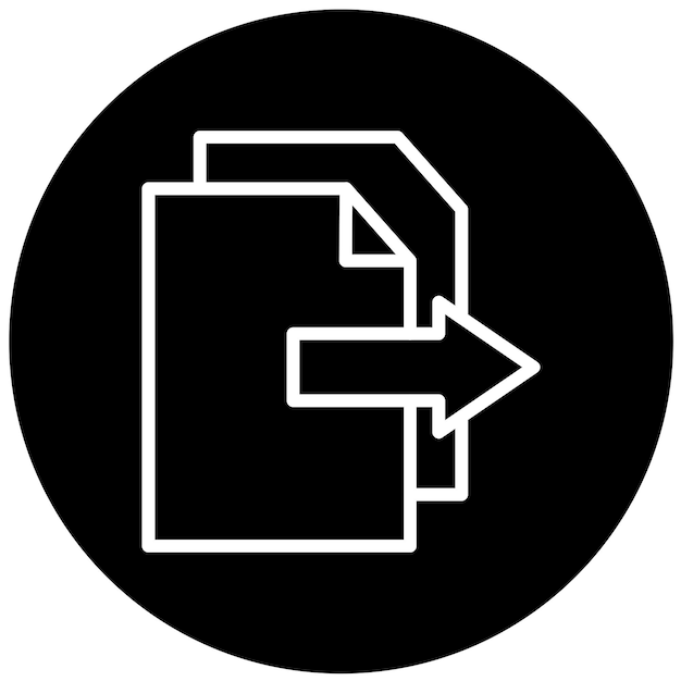 Projekt wektorowy niestandardowy Export Crafting Icon Style