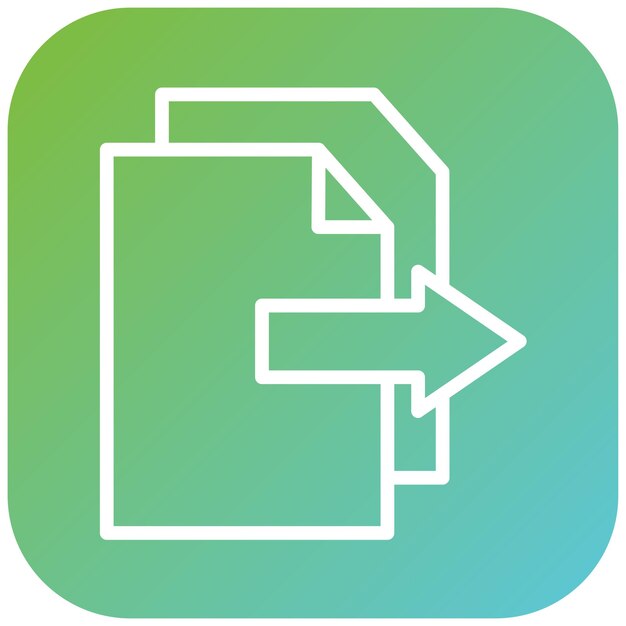 Projekt wektorowy niestandardowy Export Crafting Icon Style