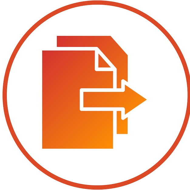 Projekt wektorowy niestandardowy Export Crafting Icon Style