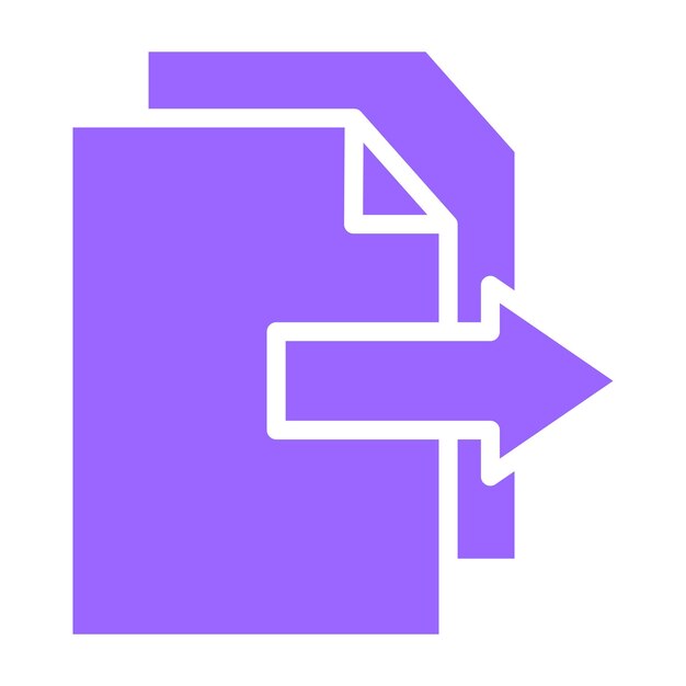 Projekt wektorowy niestandardowy Export Crafting Icon Style