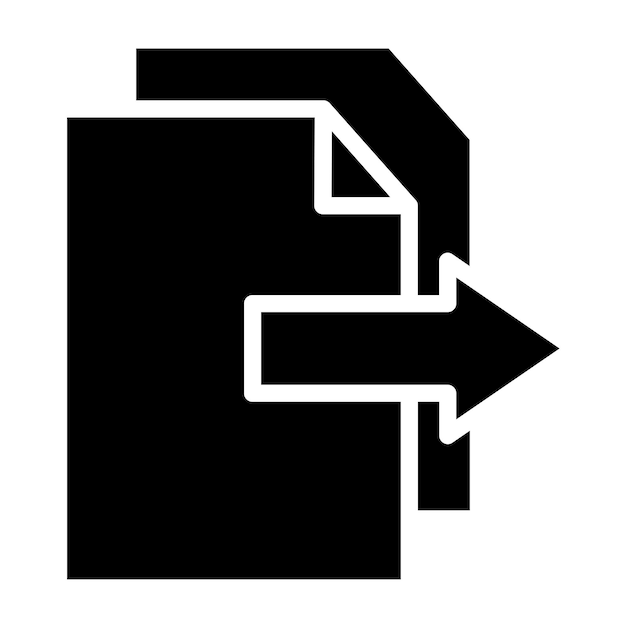 Projekt wektorowy niestandardowy Export Crafting Icon Style