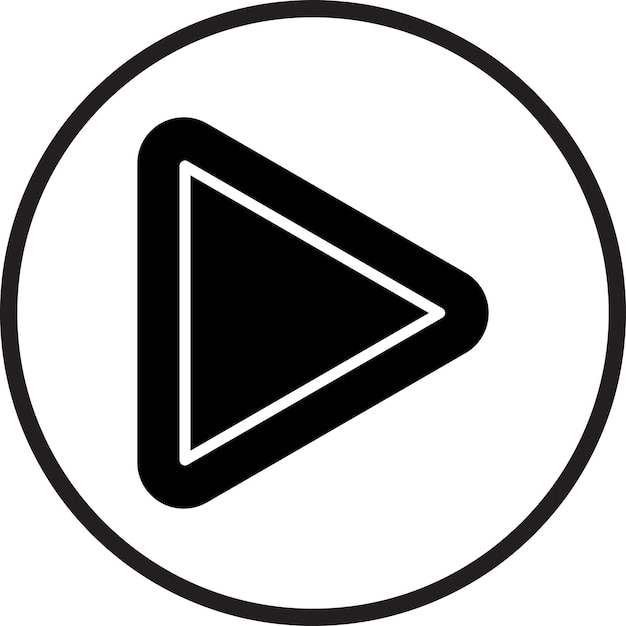 Projekt wektorowy Play Icon Style