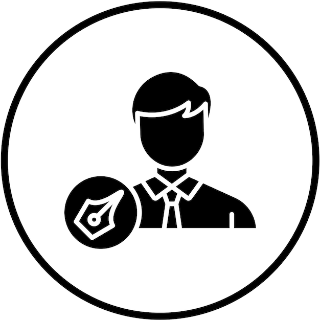 Projekt wektorowy Projektant graficzny Styl ikony
