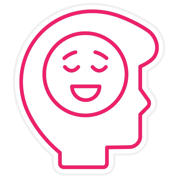 Projekt wektorowy Relieve Icon Style