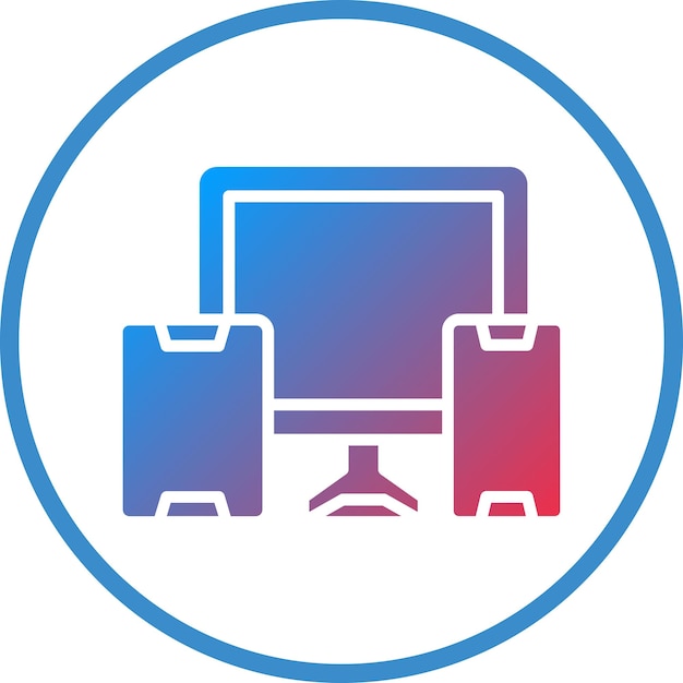Projekt wektorowy Responsive Design Icon Style